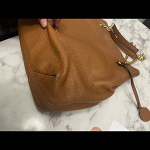 Used 2 way michael kors leather bag